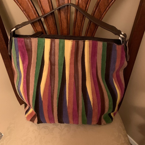 Lucky Brand Handbags - Brand New Lucky Brand  Suede Shoulder Bag